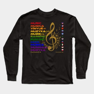 MUSIC: Say ¿Qué? Top Ten Spoken (New York) (Rainbow) Long Sleeve T-Shirt